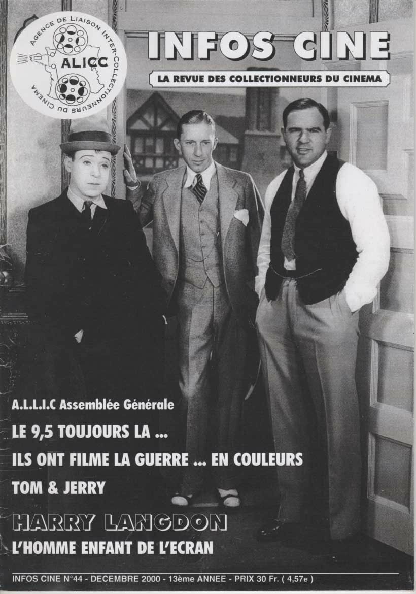 INFOS-CINE magazine side cover Issue 44  December 2000
