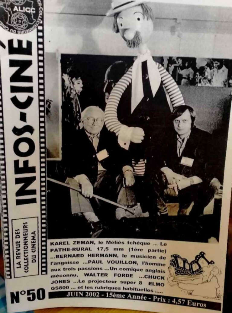 INFOS-CINE magazine side cover Issue 50  June 2002