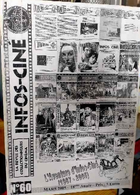 INFOS-CINE magazine side cover Issue 60  March 2005