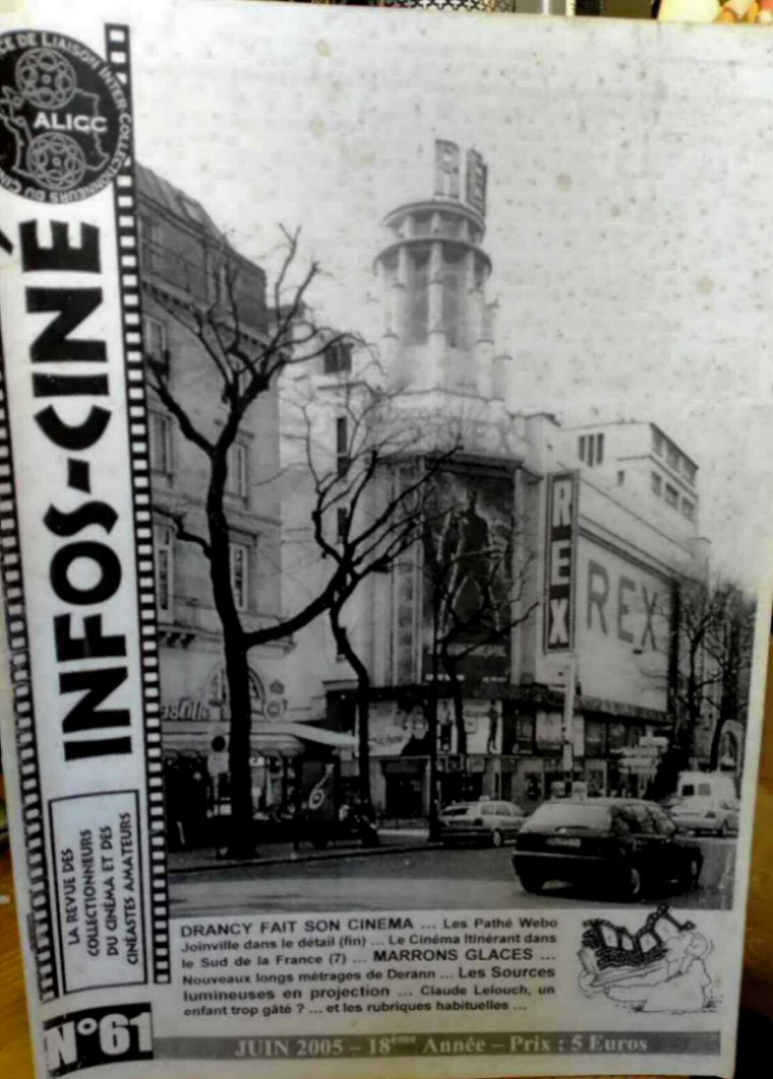 INFOS-CINE magazine side cover Issue 61  June 2005
