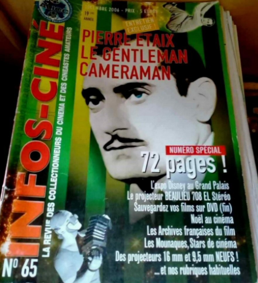 INFOS-CINE magazine side cover Issue 65  December 2006