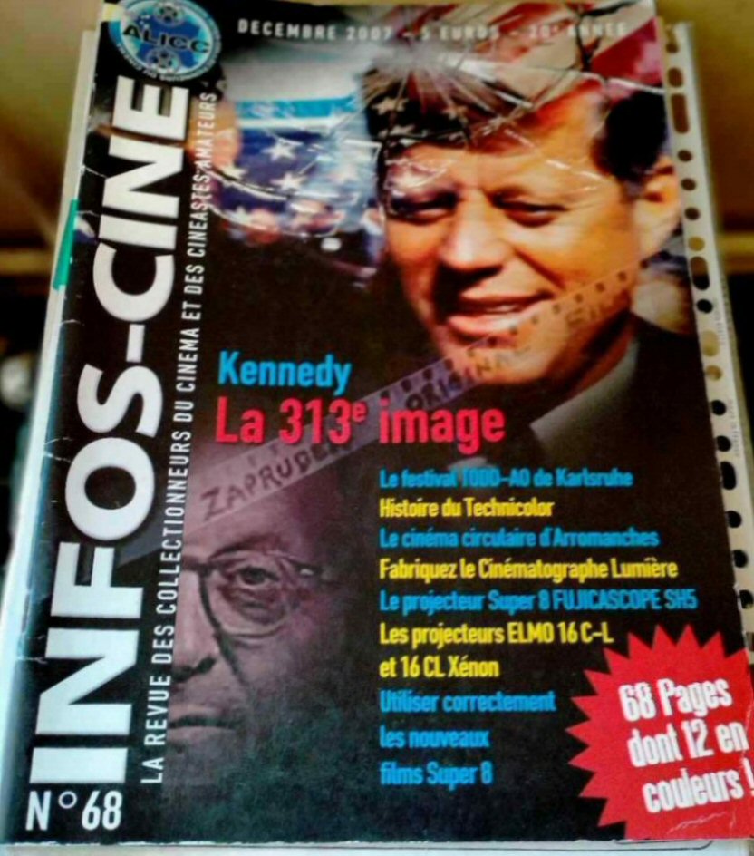 INFOS-CINE magazine side cover Issue 68  December 2007