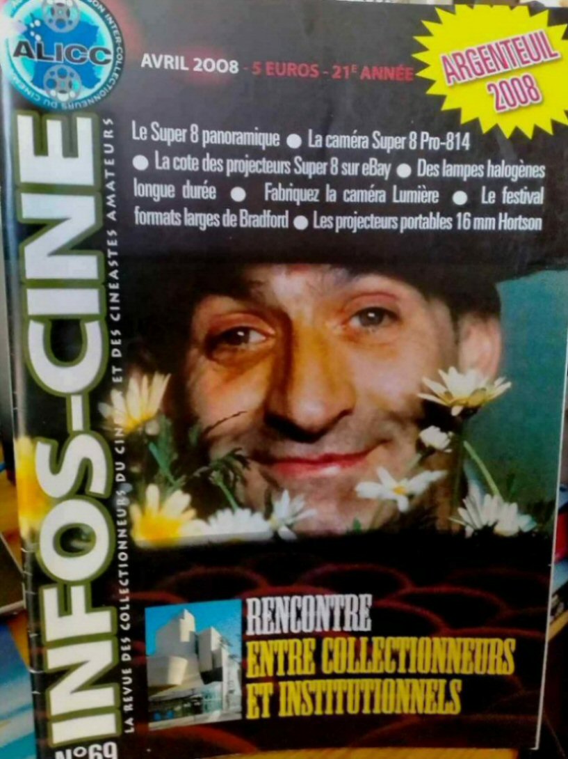 INFOS-CINE magazine side cover Issue 69  April 2008