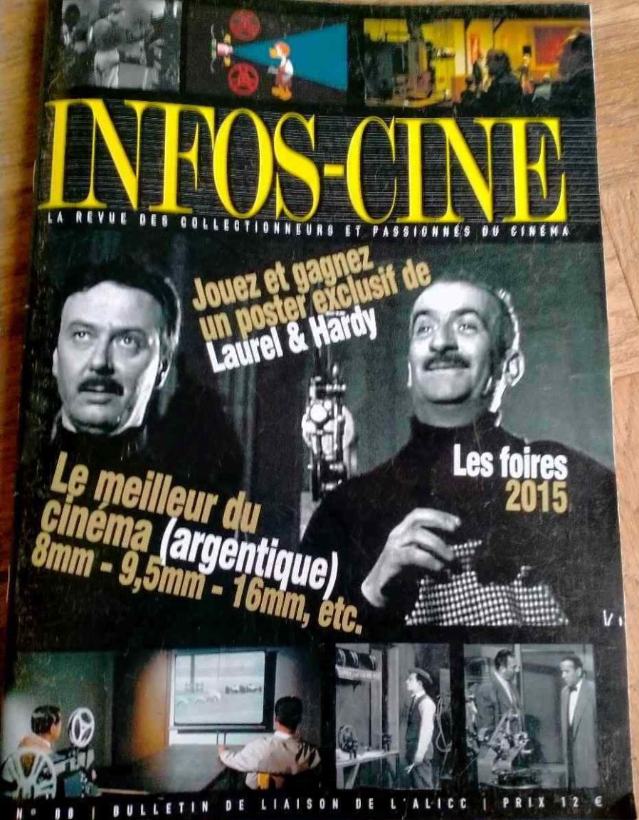 INFOS-CINE magazine side cover Issue 88  December 2014