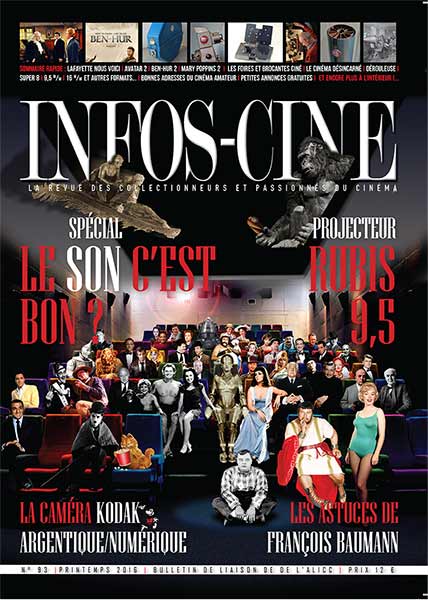 INFOS-CINE magazine side cover Issue 93 May 2016