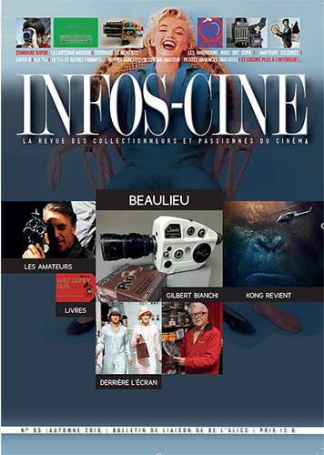 INFOS-CINE magazine side cover Issue 95 October 2016