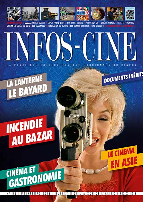 INFOS-CINE magazine side cover Issue 99 Spring 2018