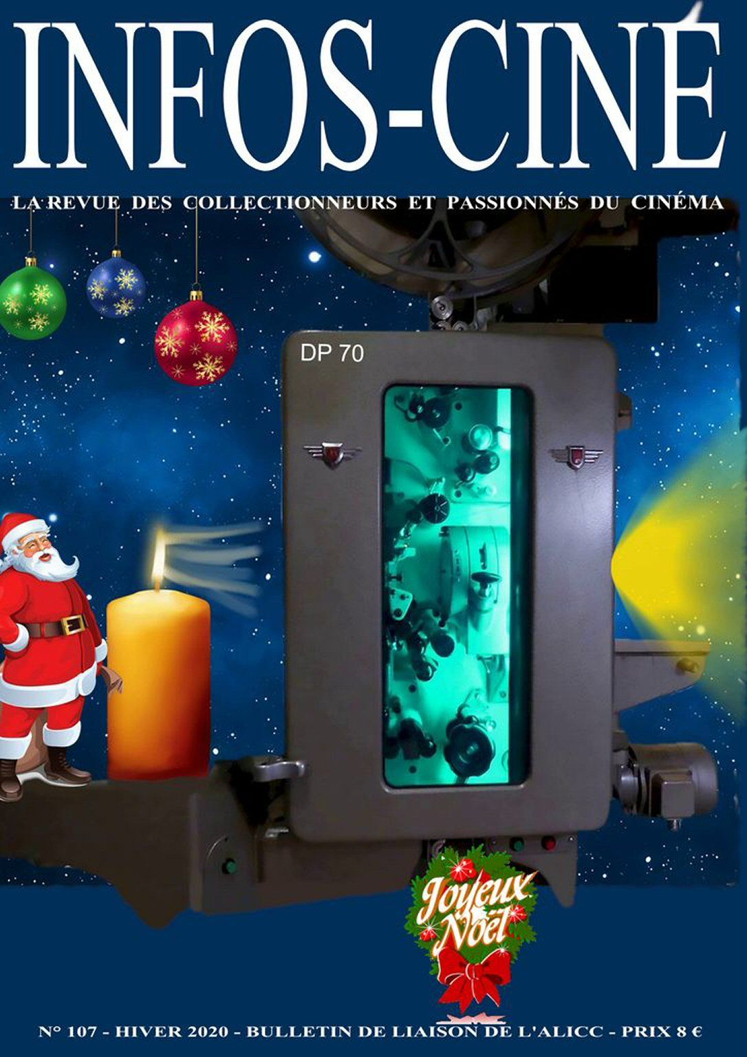 INFOS-CINE magazine side cover Issue 107  December 2020