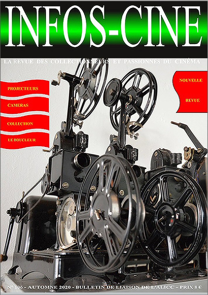 INFOS-CINE magazine side cover Issue 106 Fall 2020