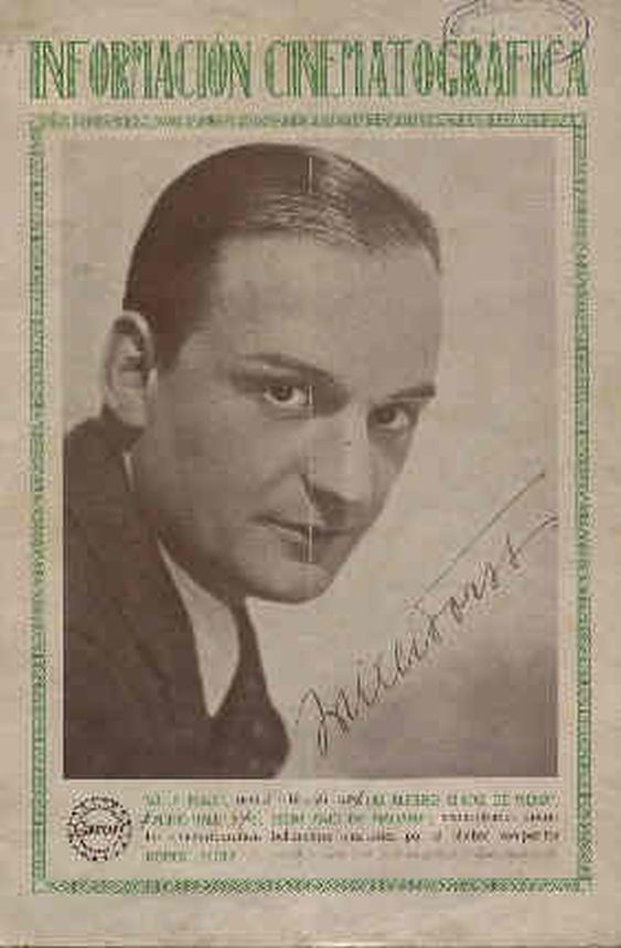 INFORMACION CINEMATOGRAFICA magazine side cover Issue 105 31 October 1931