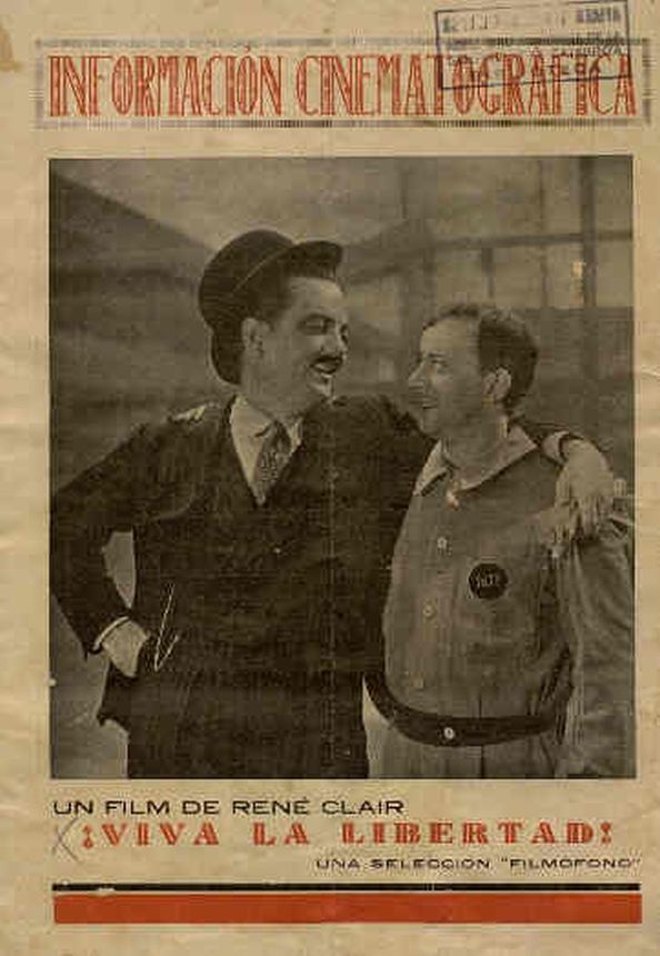INFORMACION CINEMATOGRAFICA magazine side cover Issue 110 1 May 1932