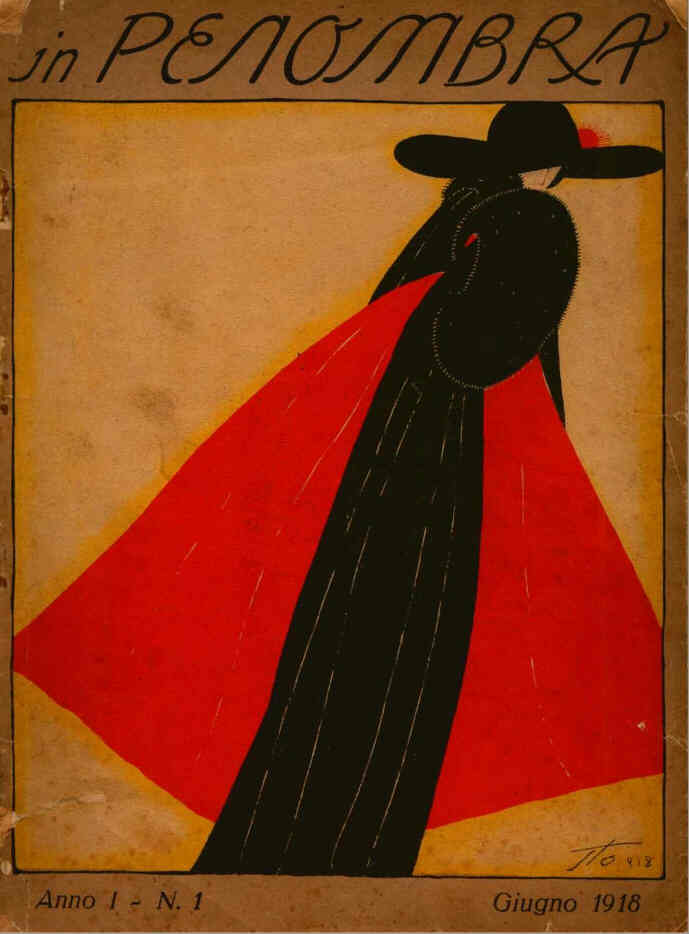 IN PENOMBRA magazine side cover Issue 1 June 1918