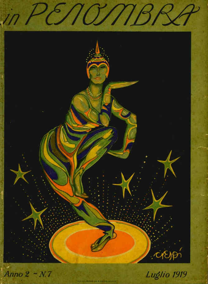 IN PENOMBRA magazine side cover Issue 7 July 1919
