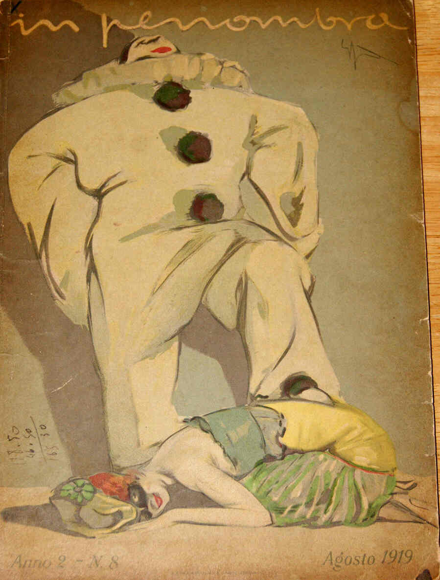 IN PENOMBRA magazine side cover Issue 8 August 1919