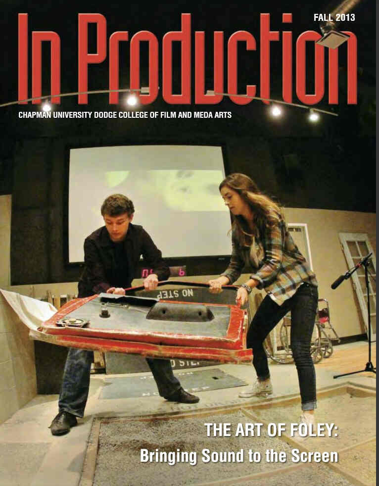 IN PRODUCTION magazine side cover Fall 2013