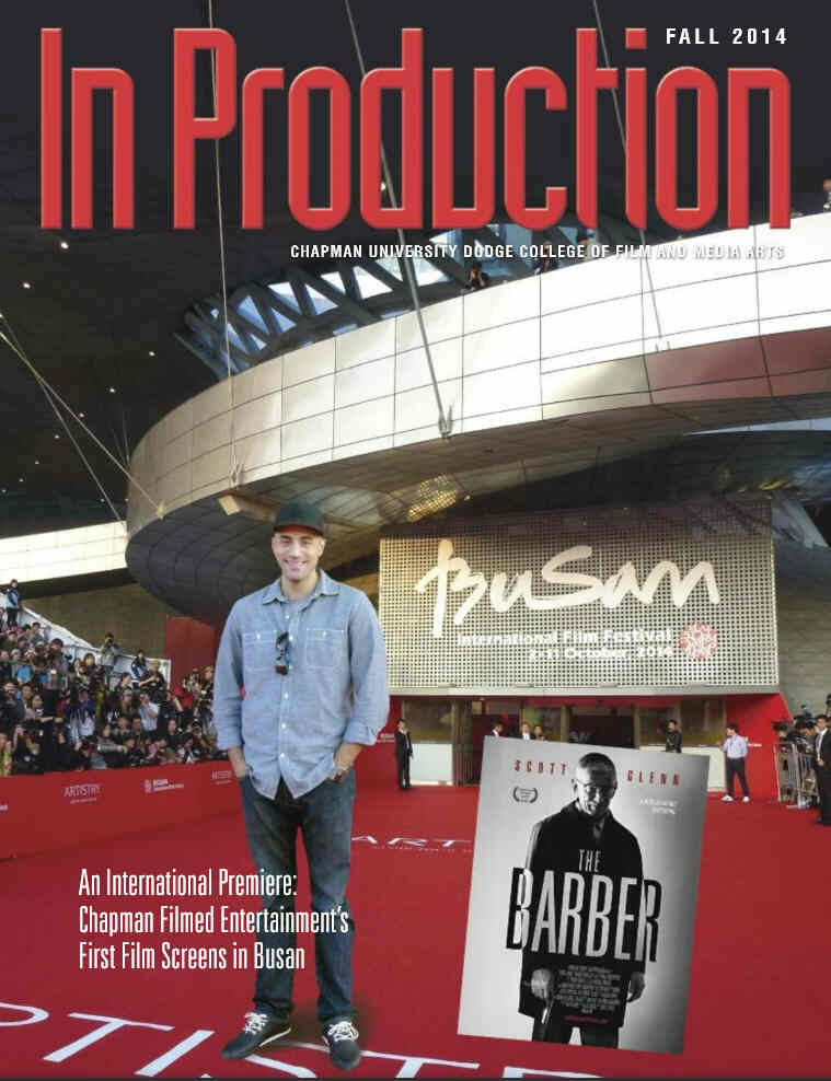 IN PRODUCTION magazine side cover Fall 2014