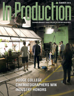 IN PRODUCTION magazine side cover Summer 2014