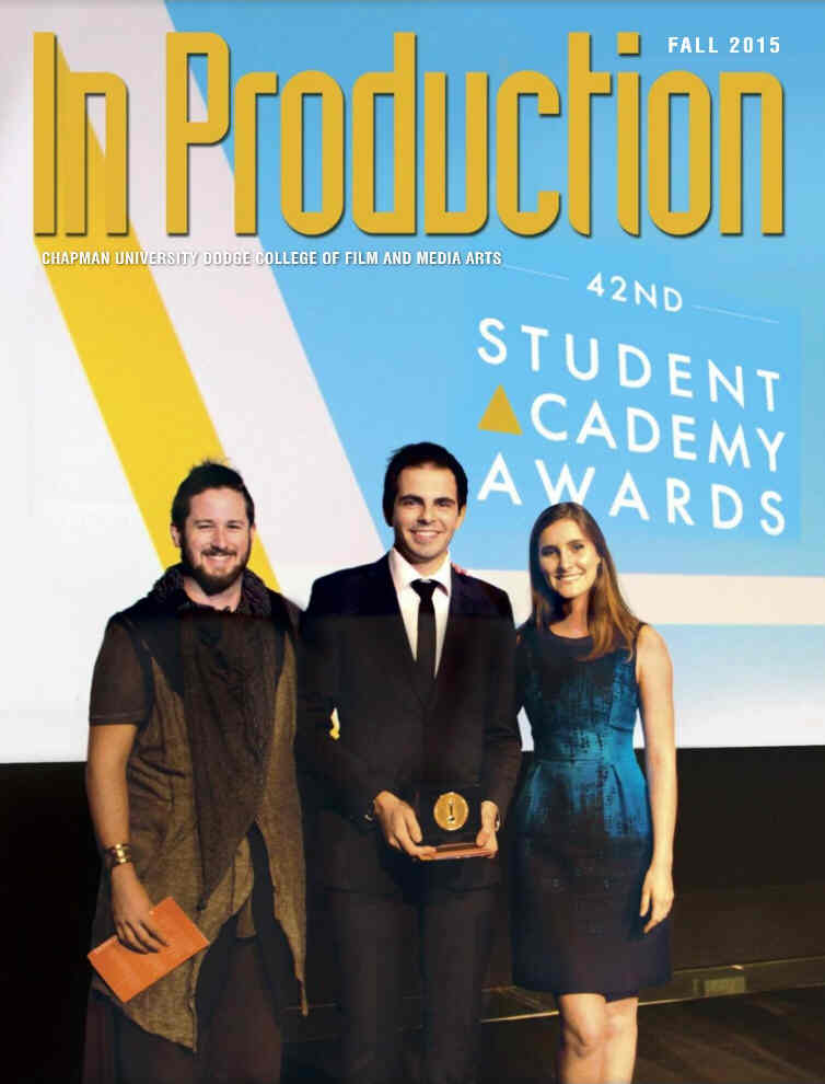 IN PRODUCTION magazine side cover Fall 2015