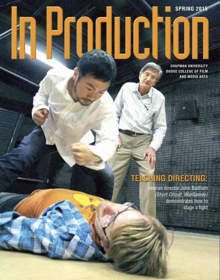 IN PRODUCTION magazine side cover Spring 2015