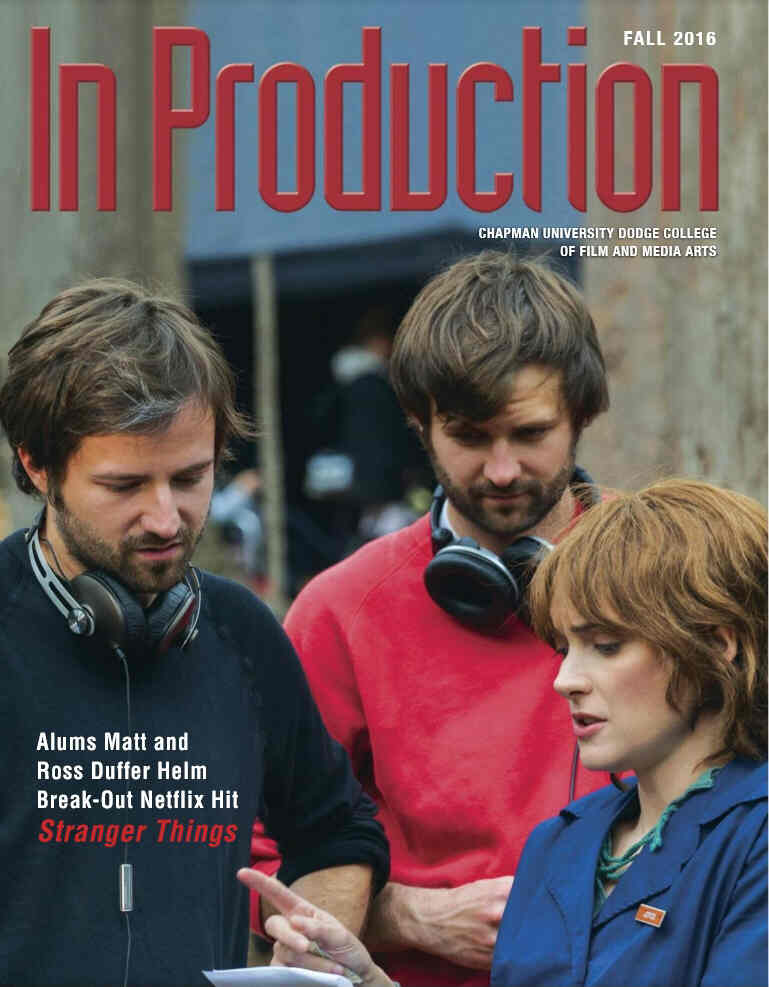 IN PRODUCTION magazine side cover Fall 2016