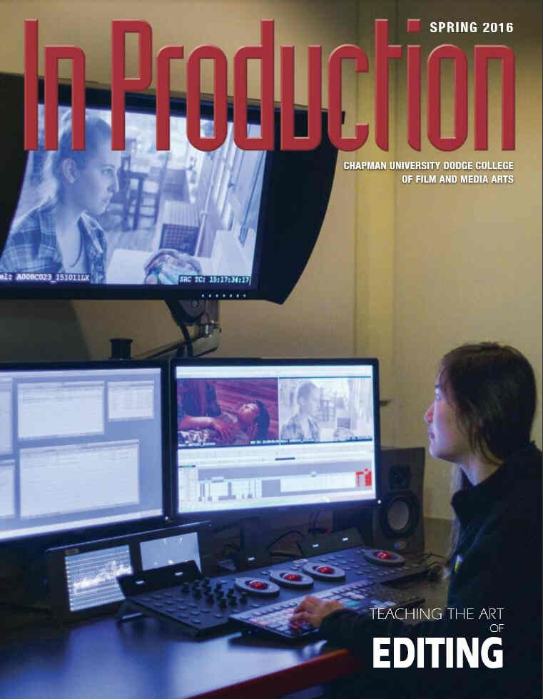 IN PRODUCTION magazine side cover Spring 2016