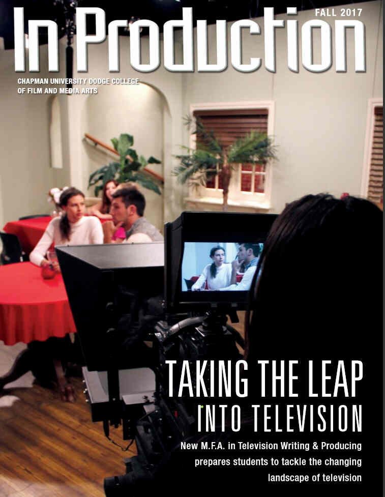 IN PRODUCTION magazine side cover Fall 2017