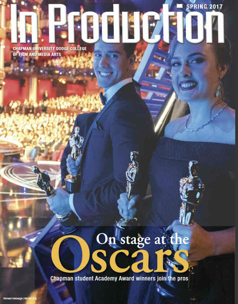 IN PRODUCTION magazine side cover Spring 2017