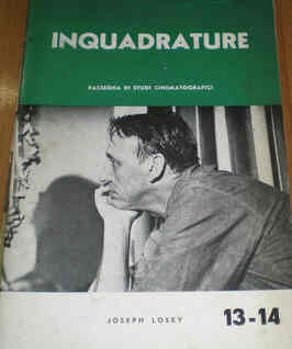 INQUADRATURE magazine side cover Issue 13/14 September 1966