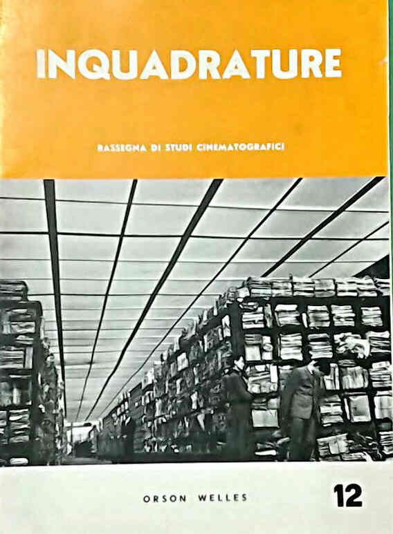 INQUADRATURE magazine side cover Issue 12 Autumn 1964