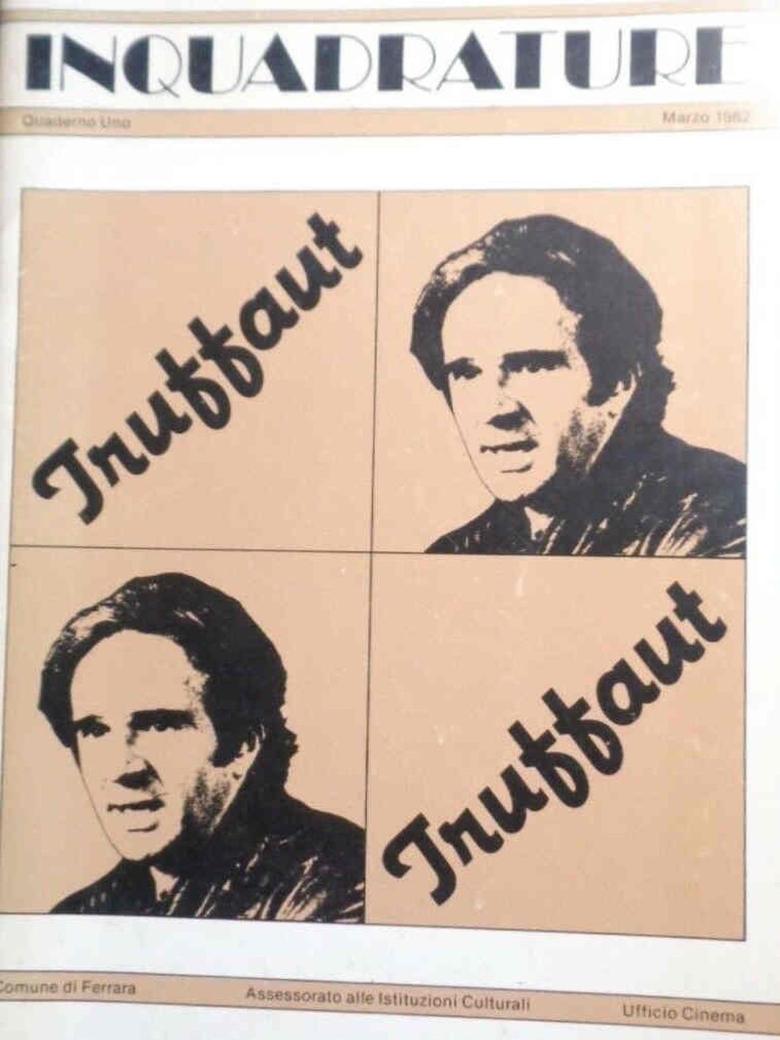 INQUADRATURE magazine side cover  March 1982