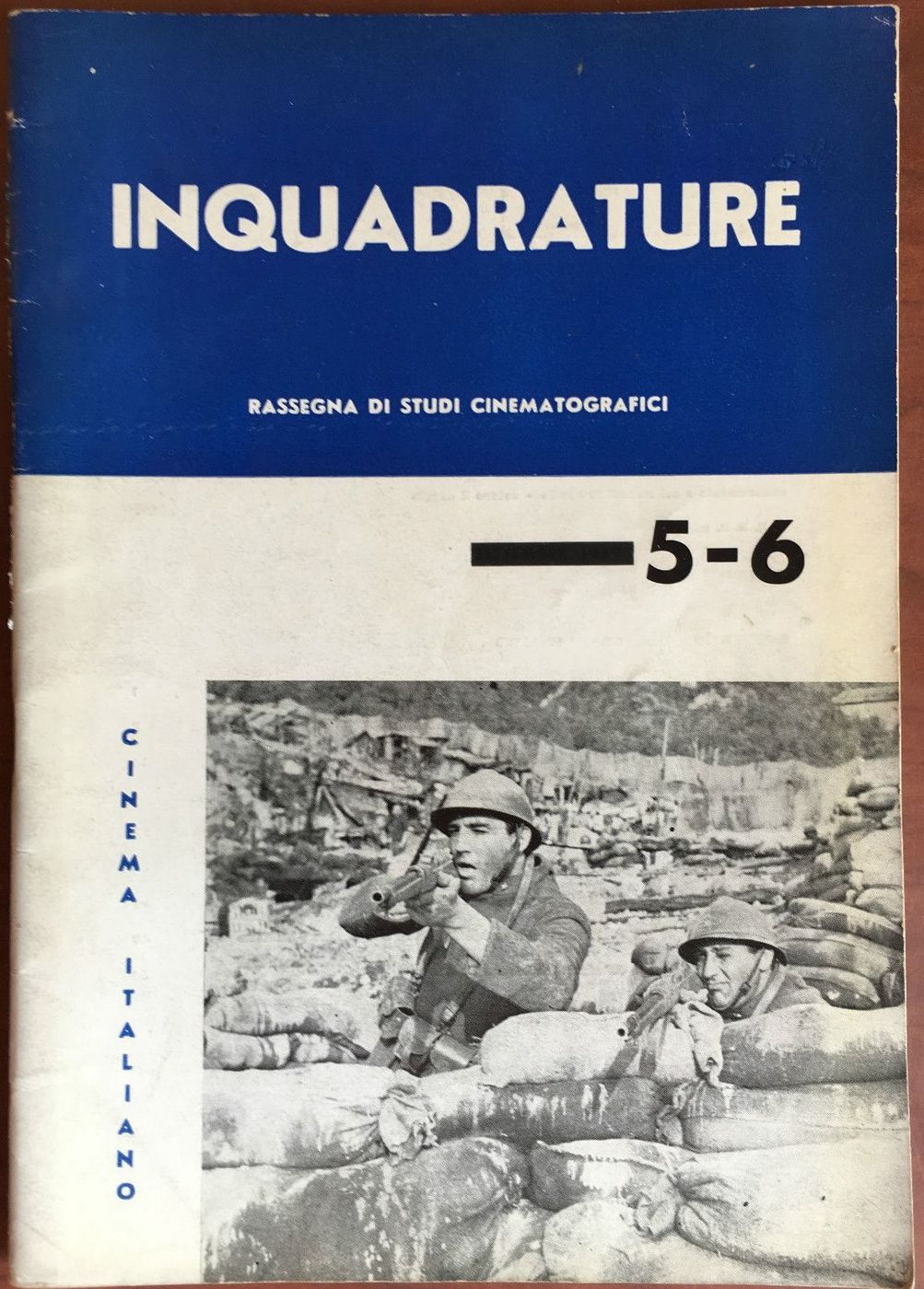 INQUADRATURE magazine side cover Issue 5/6 October 1958