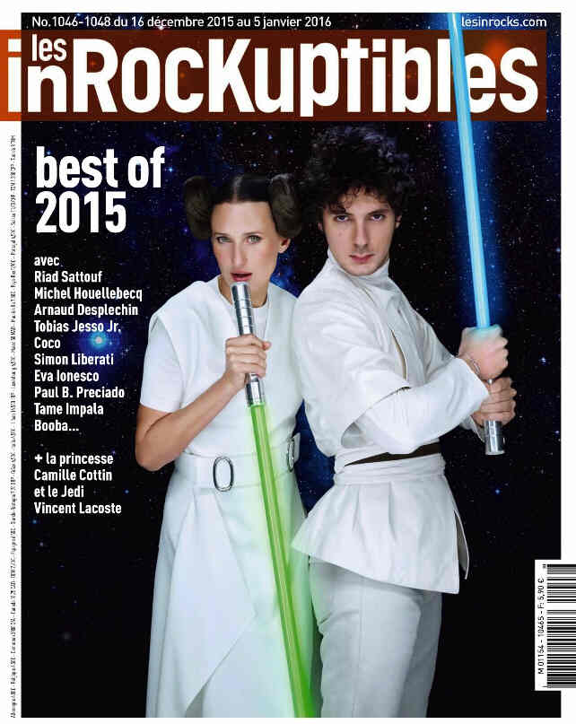 INROCKUPTIBLES | LES magazine side cover Issue 1046/8 16 December 2015
