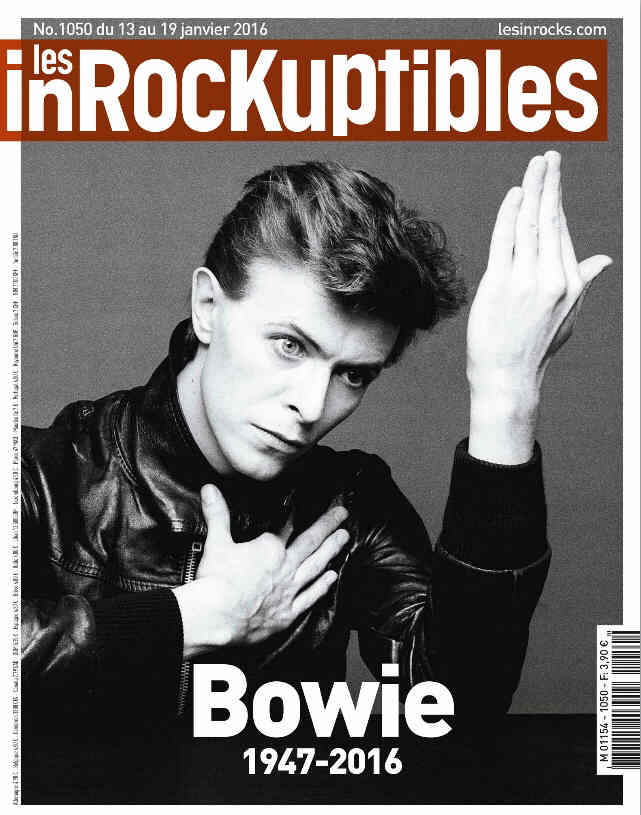 INROCKUPTIBLES | LES magazine side cover Issue 1050 13 January 2016
