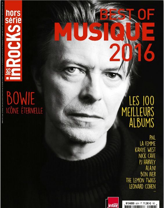 INROCKUPTIBLES | LES magazine side cover Issue 82  Special 16 December 2016