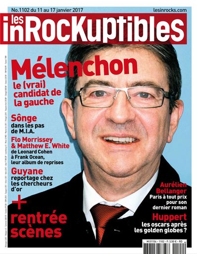 INROCKUPTIBLES | LES magazine side cover Issue 1102 11 January 2017