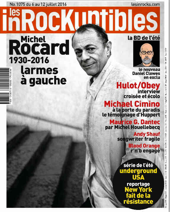 INROCKUPTIBLES | LES magazine side cover Issue 1075 6 July 2016