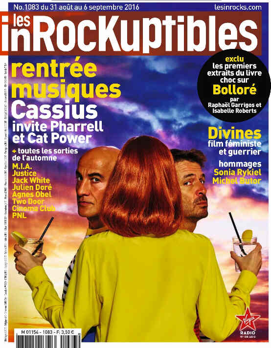 INROCKUPTIBLES | LES magazine side cover Issue 1083 31 August 2016