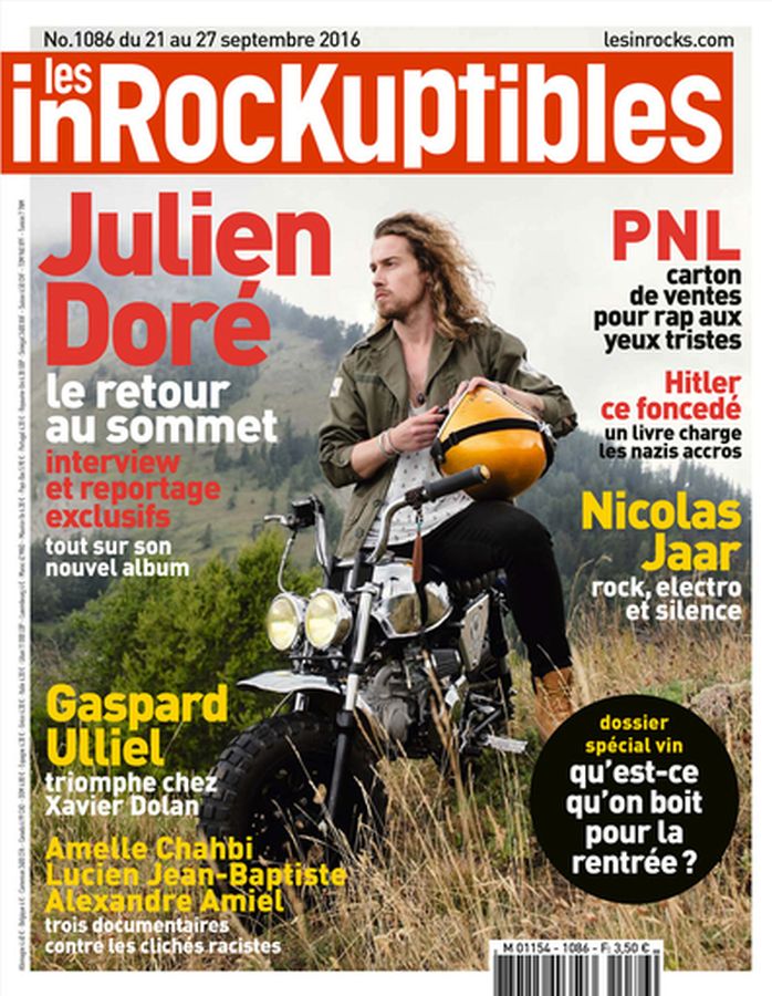INROCKUPTIBLES | LES magazine side cover Issue 1086 21 September 2016