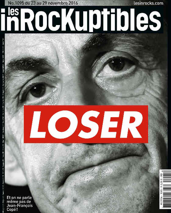 INROCKUPTIBLES | LES magazine side cover Issue 1095 23 November 2016