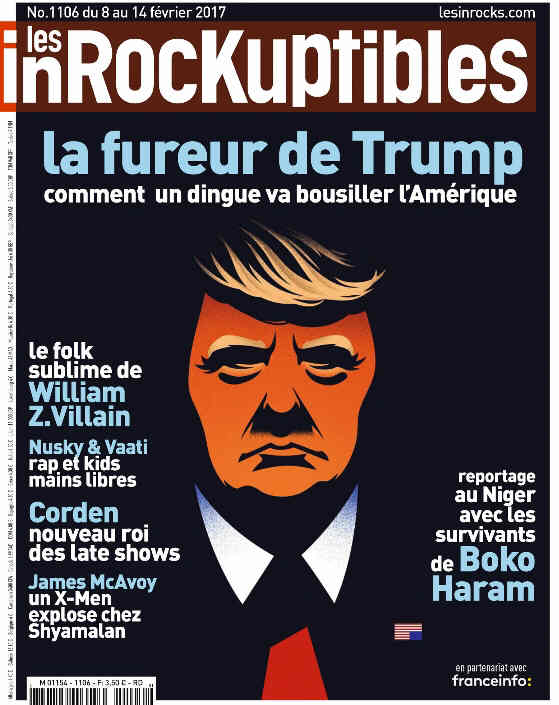 INROCKUPTIBLES | LES magazine side cover Issue 1106 8 February 2017