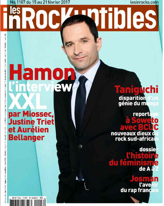 INROCKUPTIBLES | LES magazine side cover Issue 1107 15 February 2017