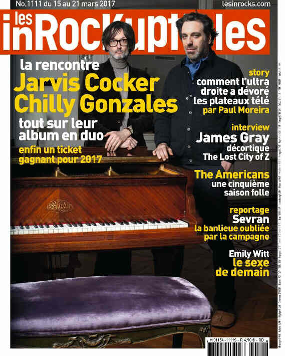 INROCKUPTIBLES | LES magazine side cover Issue 1111 15 March 2017
