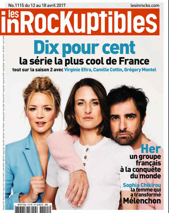 INROCKUPTIBLES | LES magazine side cover Issue 1115 12 April 2017