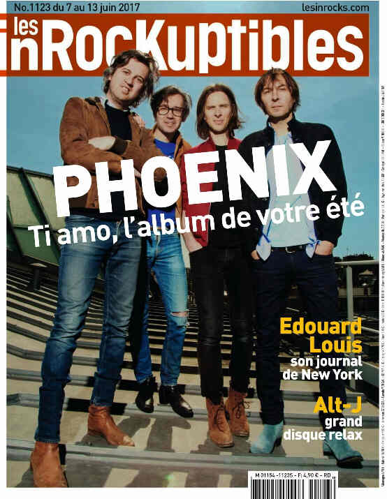 INROCKUPTIBLES | LES magazine side cover Issue 1123 7 June 2017