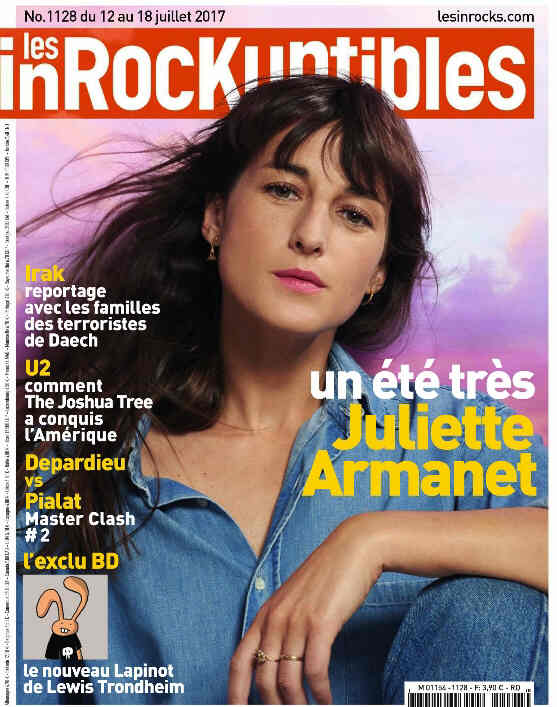 INROCKUPTIBLES | LES magazine side cover Issue 1128 12 July 2017
