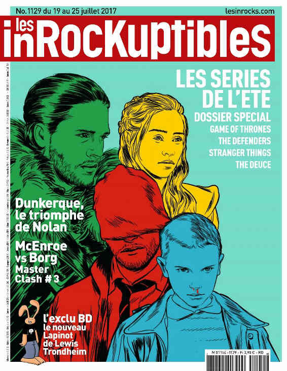 INROCKUPTIBLES | LES magazine side cover Issue 1129 19 July 2017