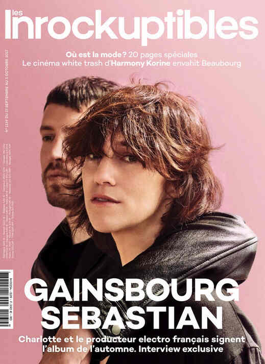 INROCKUPTIBLES | LES magazine side cover Issue 1139 27 September 2017