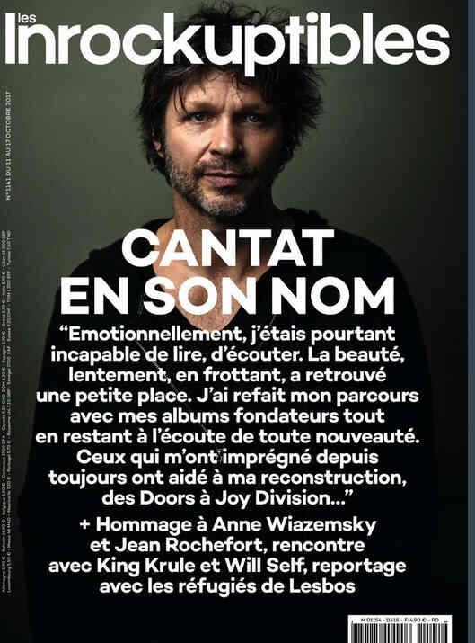 INROCKUPTIBLES | LES magazine side cover Issue 1141 11 October 2017