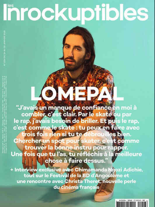 INROCKUPTIBLES | LES magazine side cover Issue 1156 24 January 2018