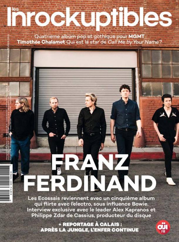 INROCKUPTIBLES | LES magazine side cover Issue 1158 7 February 2018